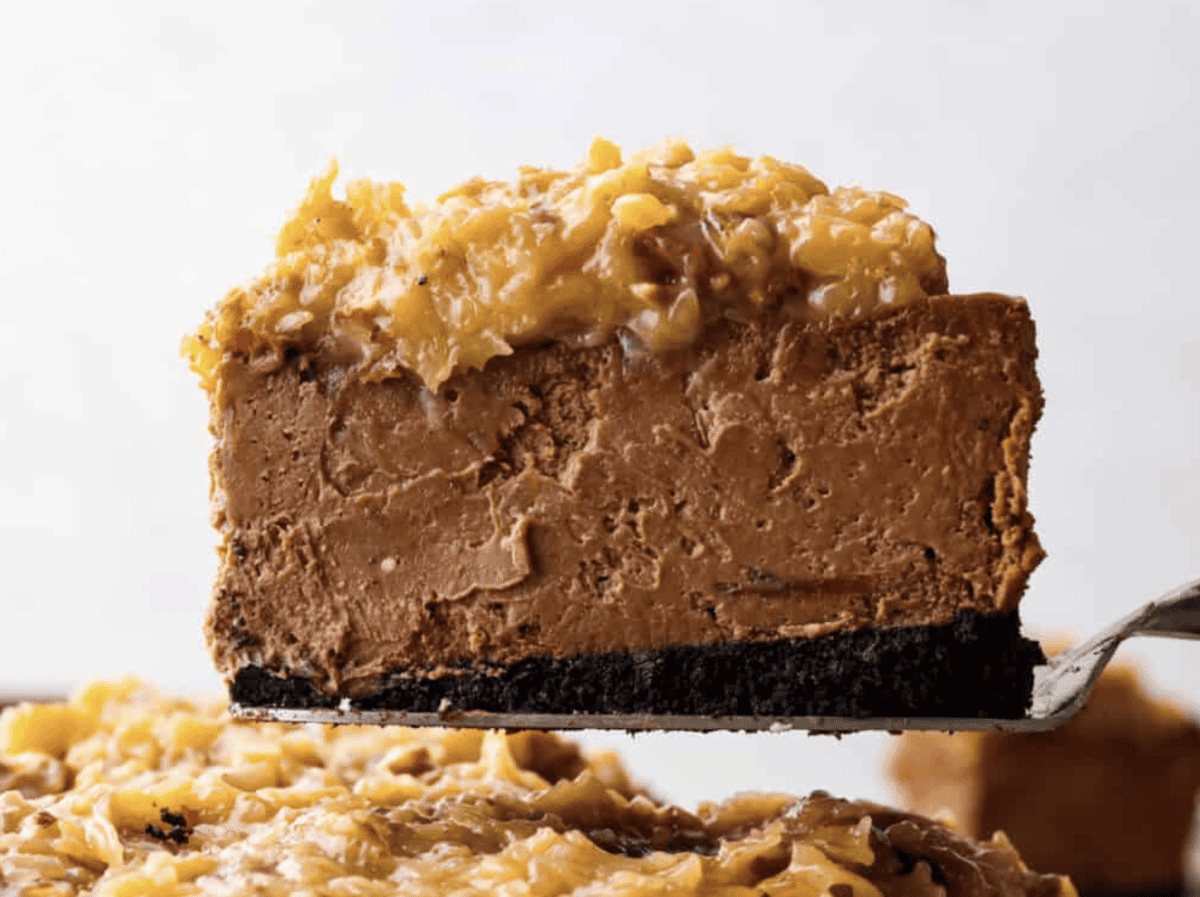 German Chocolate Cheesecake