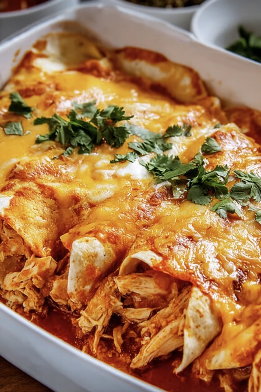 Quick Chicken Enchiladas