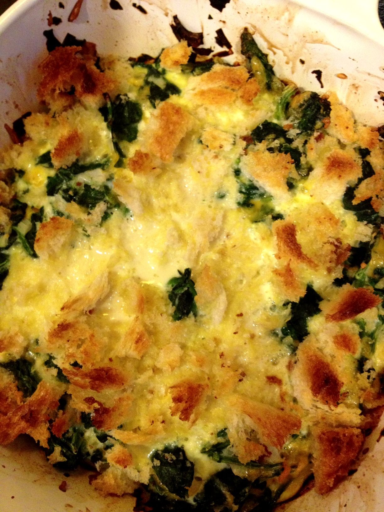Scalloped Spinach