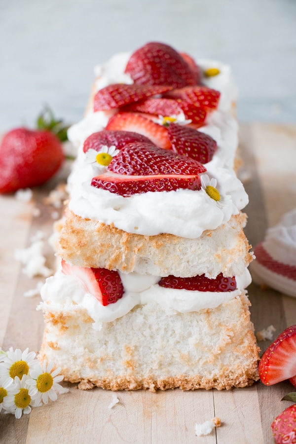 Strawberry Angel Food Cake Dessert